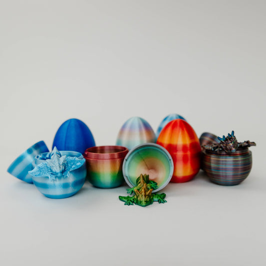 Small 3D Printed Mystery Dragon Eggs