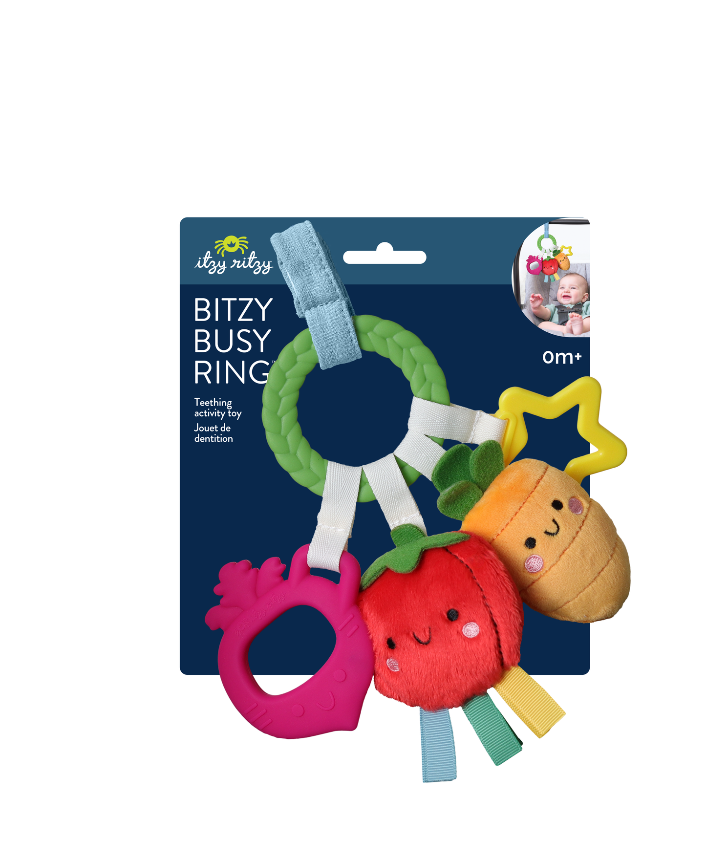 Bitzy Busy Ring™ Teething Activity Toy