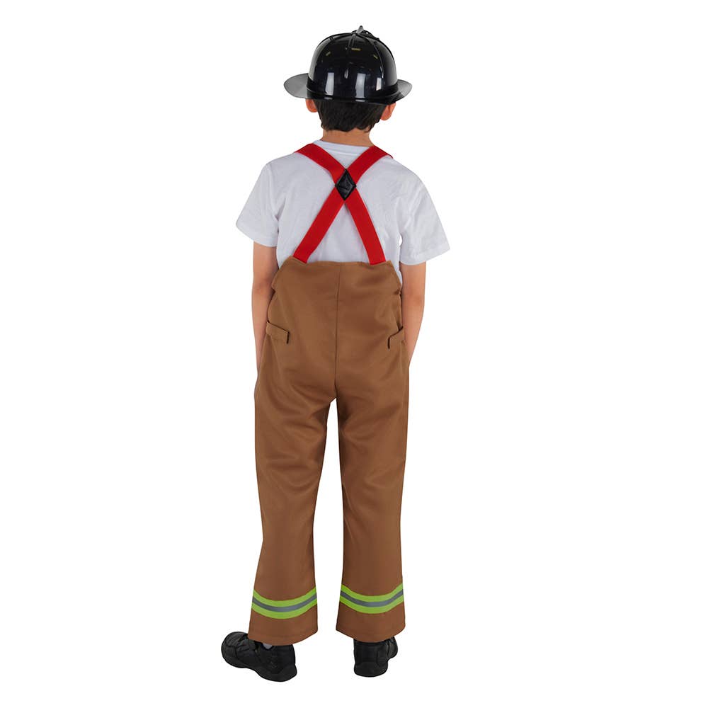 Brown Fire Fighter Costume - Kids