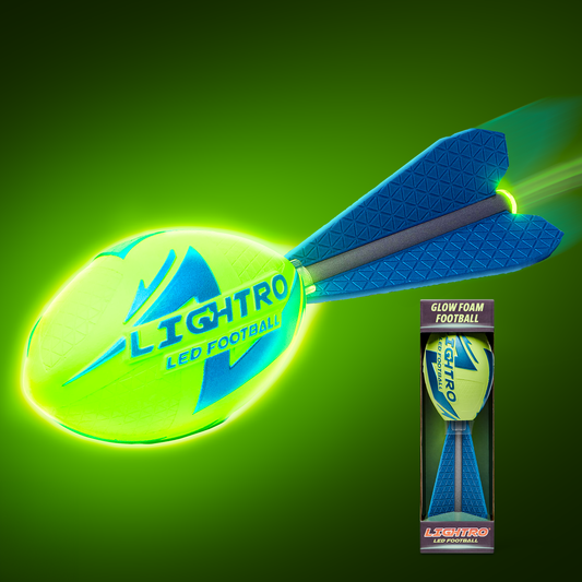 Foam Glow Football with Impact Activated LED