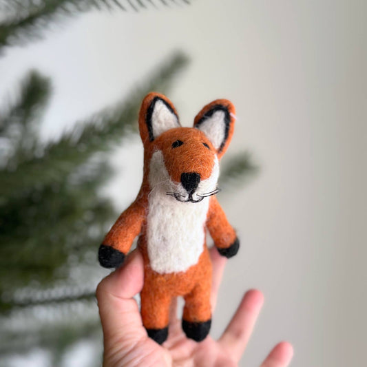 Felt Fox Finger Puppet