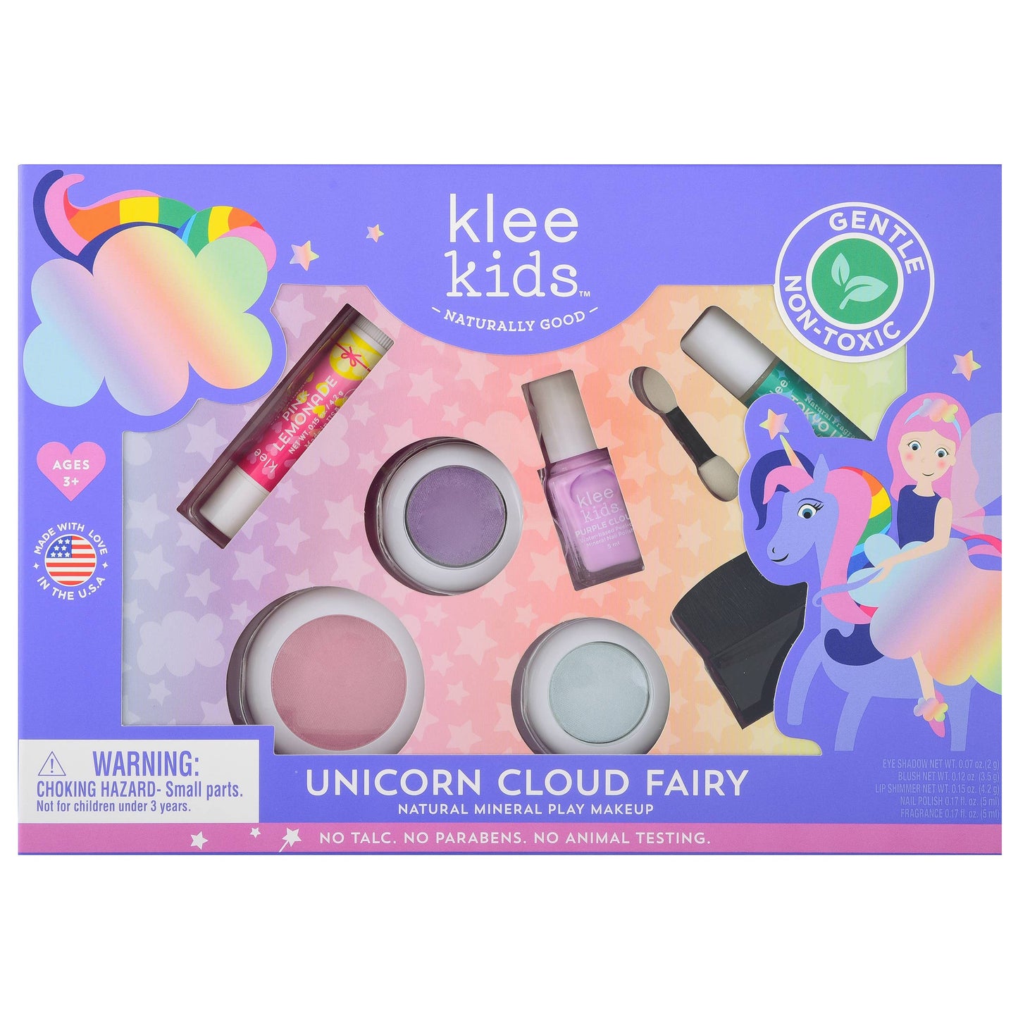 Pink Bubble Fairy - Klee Kids Deluxe Makeup Kit