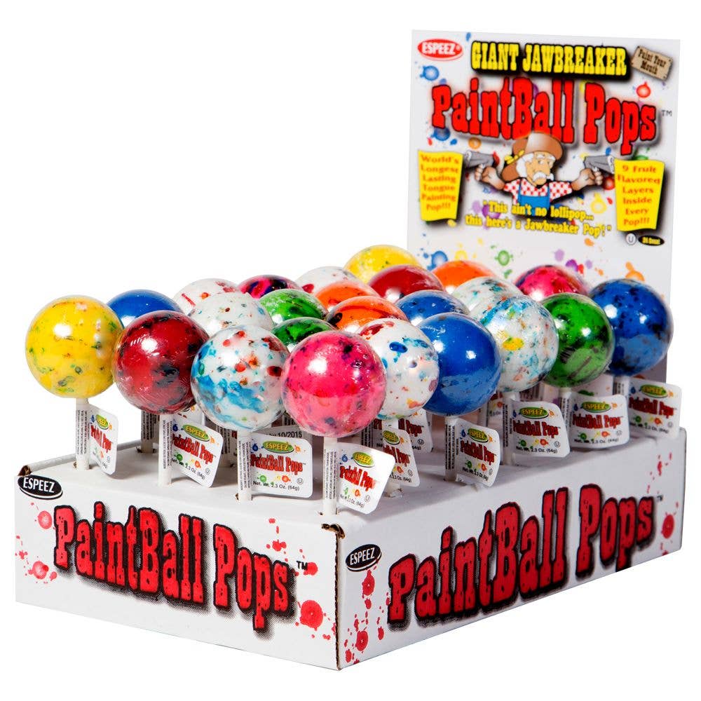 Paintball Jawbreaker Pops