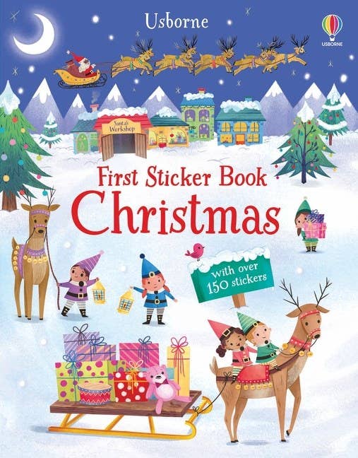 First Sticker Book Christmas : Usborne