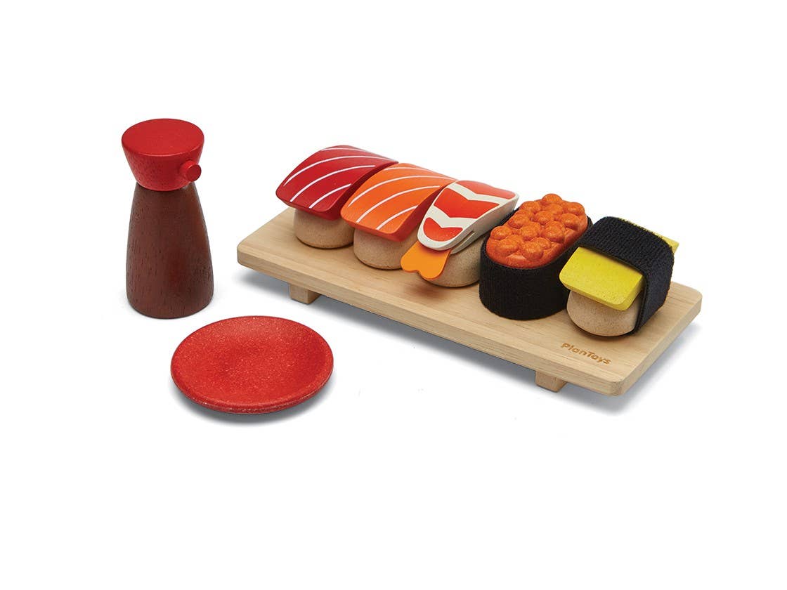 PlanToys Kids Pretend Play Sushi Chef Set
