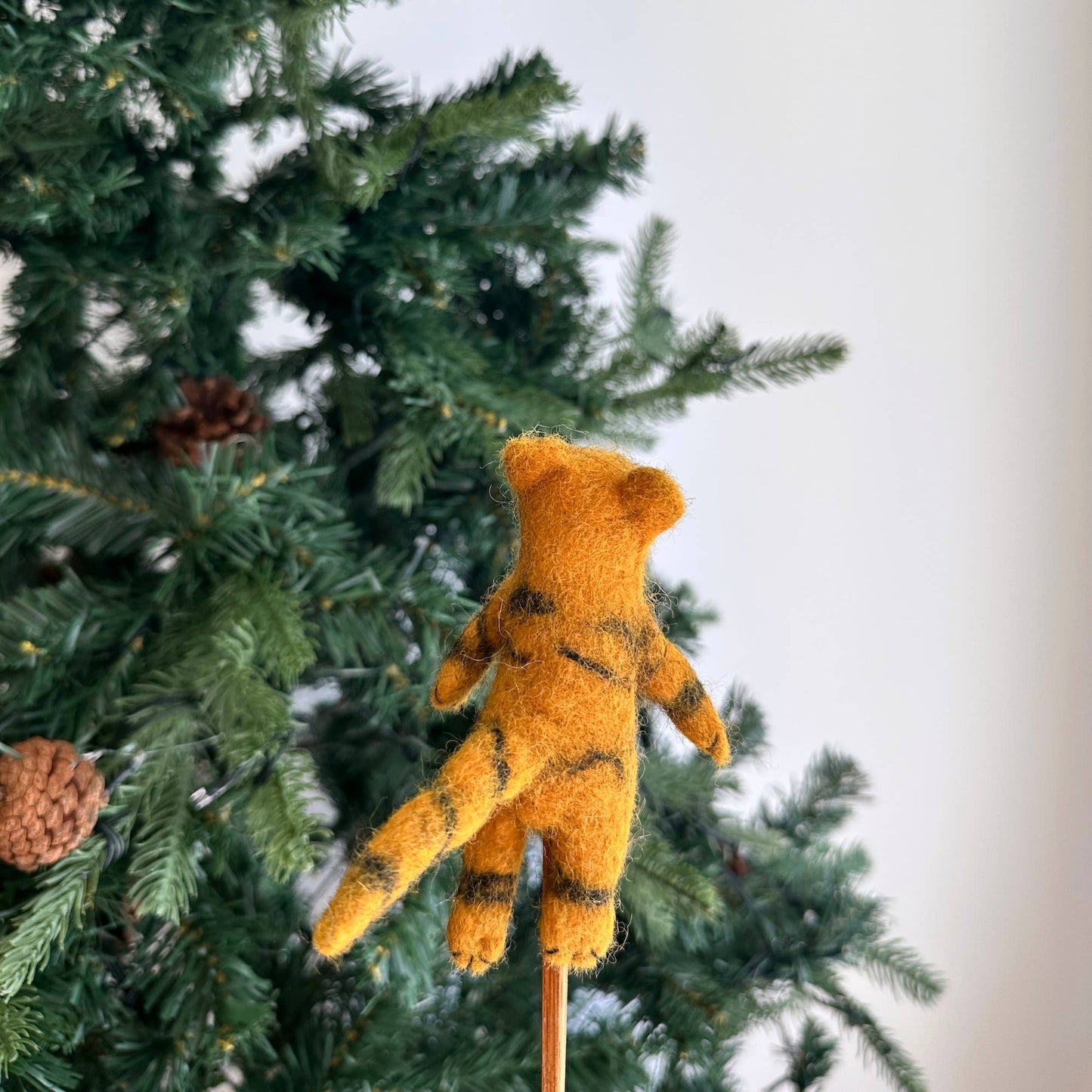 Felt Tiger Finger Puppet