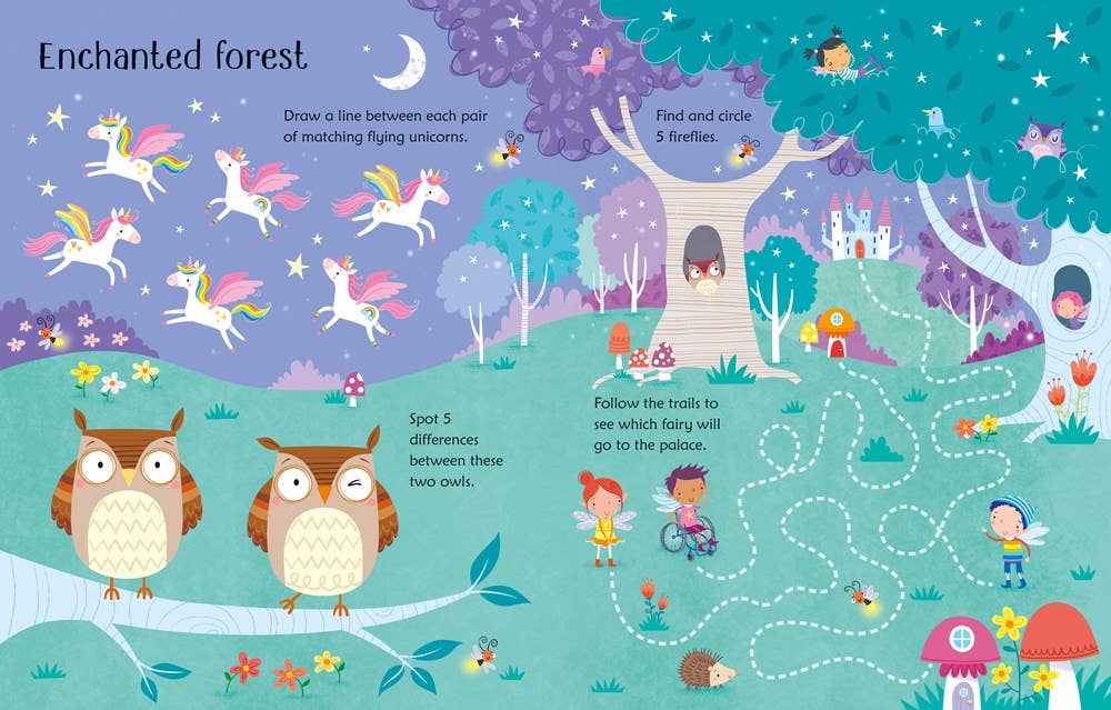 Wipe-Clean Fairy Activities : Usborne