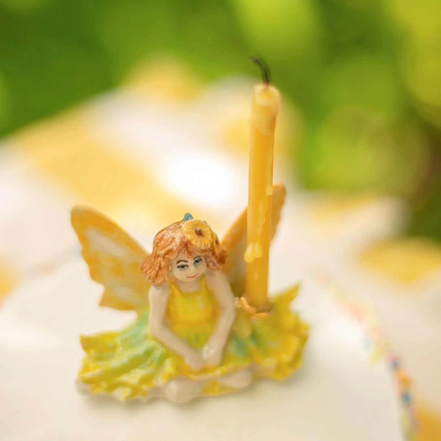 Sunflower Fairy Cake Topper
