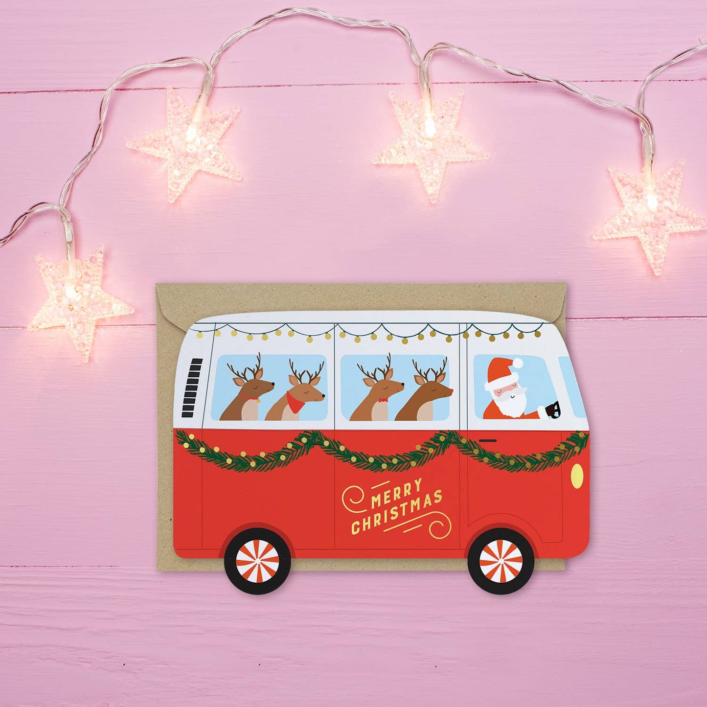 Christmas Camper Van Christmas Card | Holiday Card