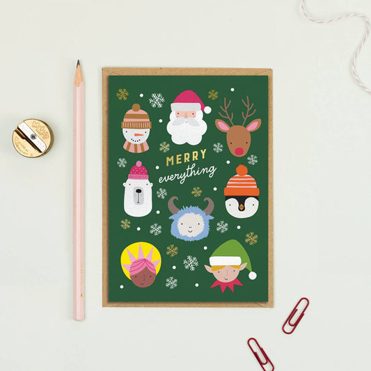 Merry Everything Holiday Card | Christmas Card | Seasonal