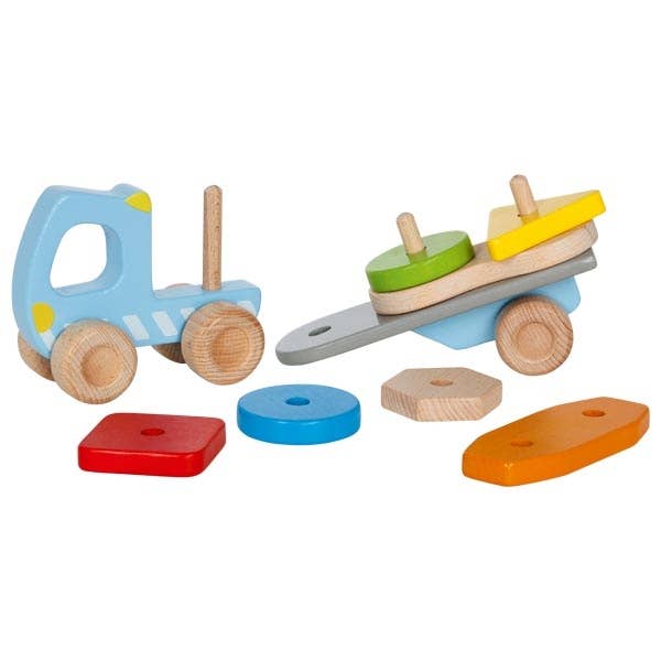 Truck with stacking freight