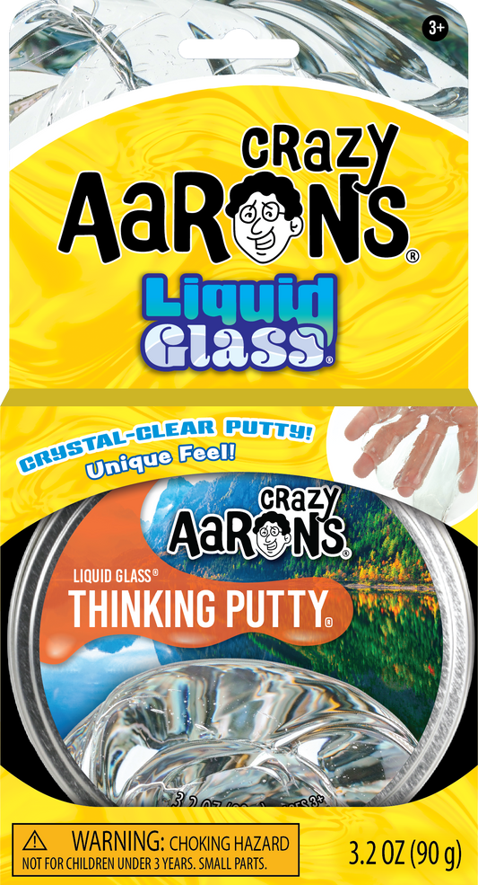 Crazy Aaron's Liquid Glass - Full Size 4" Thinking Putty Tin