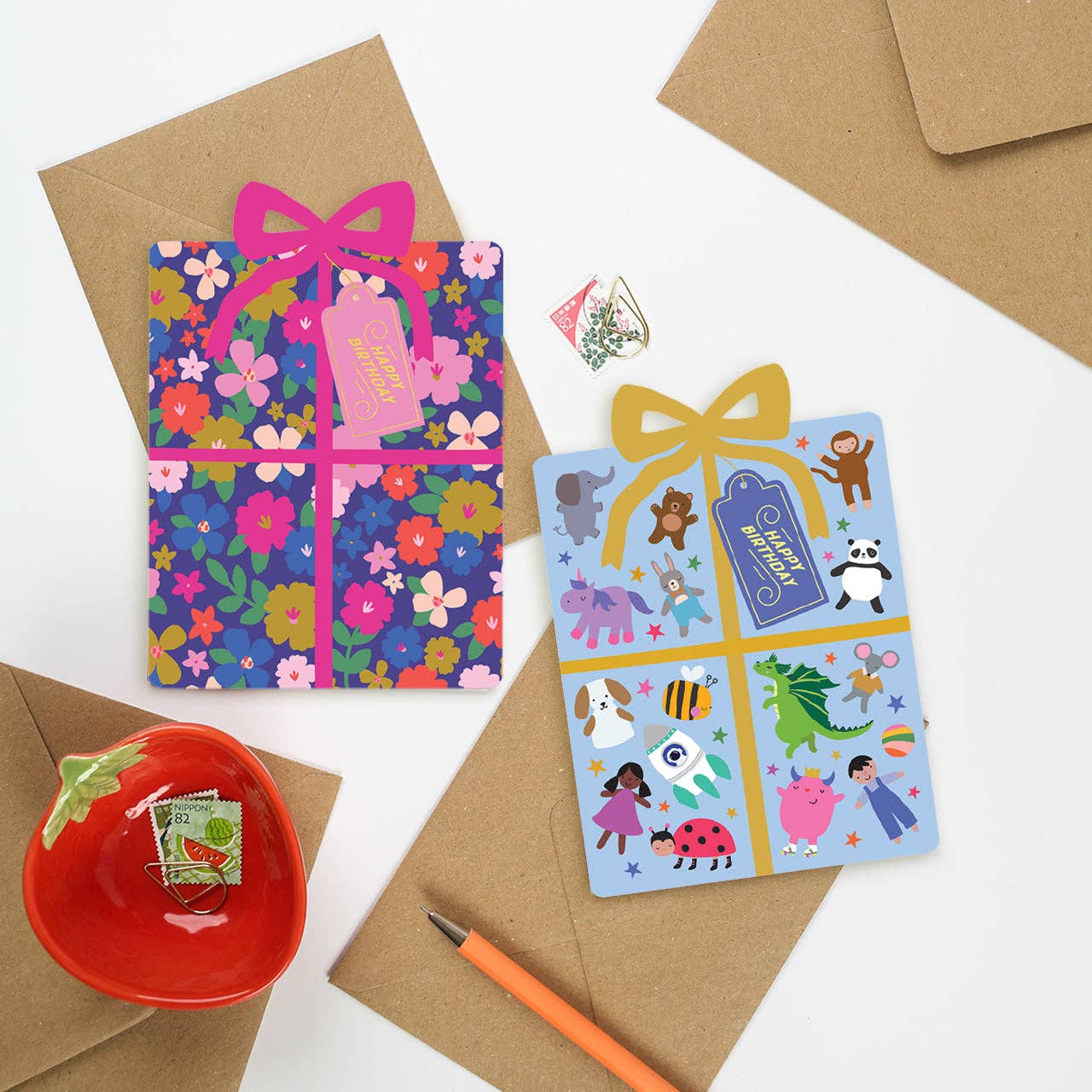 Wrapped in Wonder Present Card