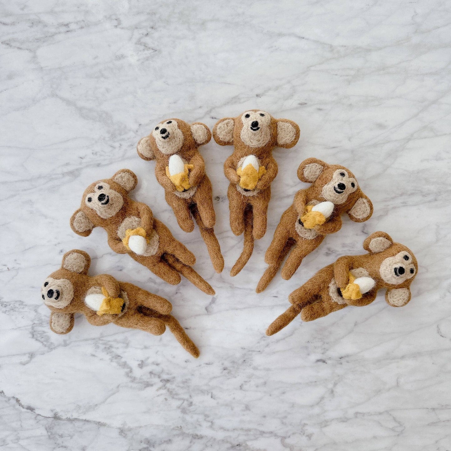 Felt Monkey Finger Puppet