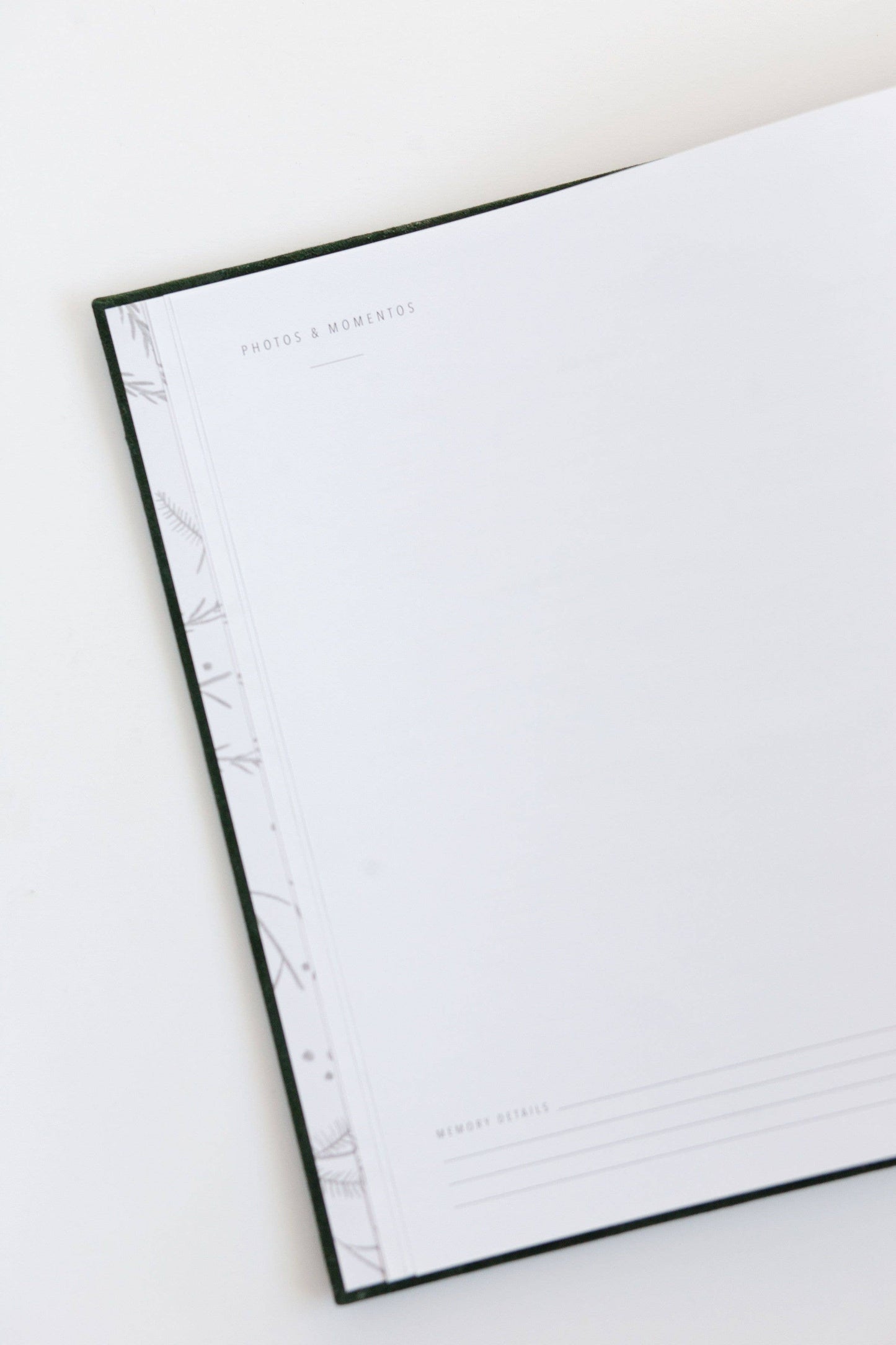 Christmas Memory Journal - Pine Boughs