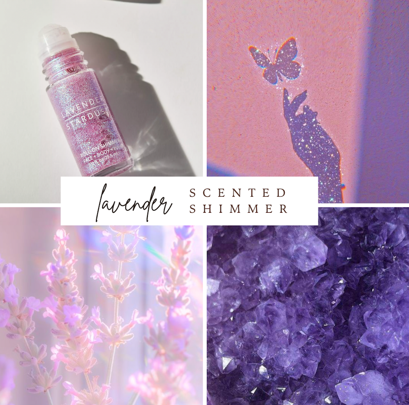Roll-on Shimmer LAVENDER SCENTED lavender