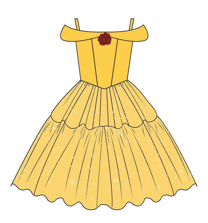 Enchanted Rose Princess Dress