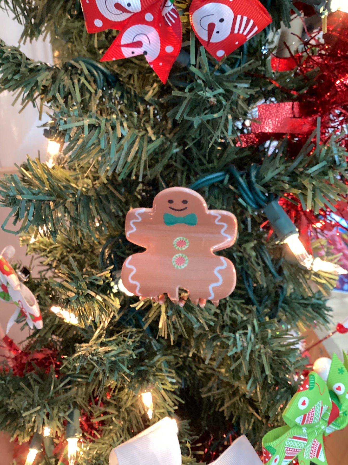 Gingerbread Claw Clip