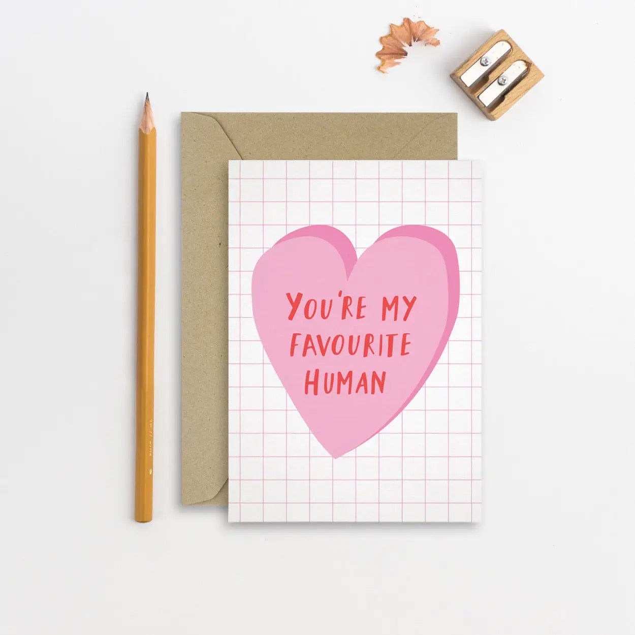 You're My Favourite Human Card