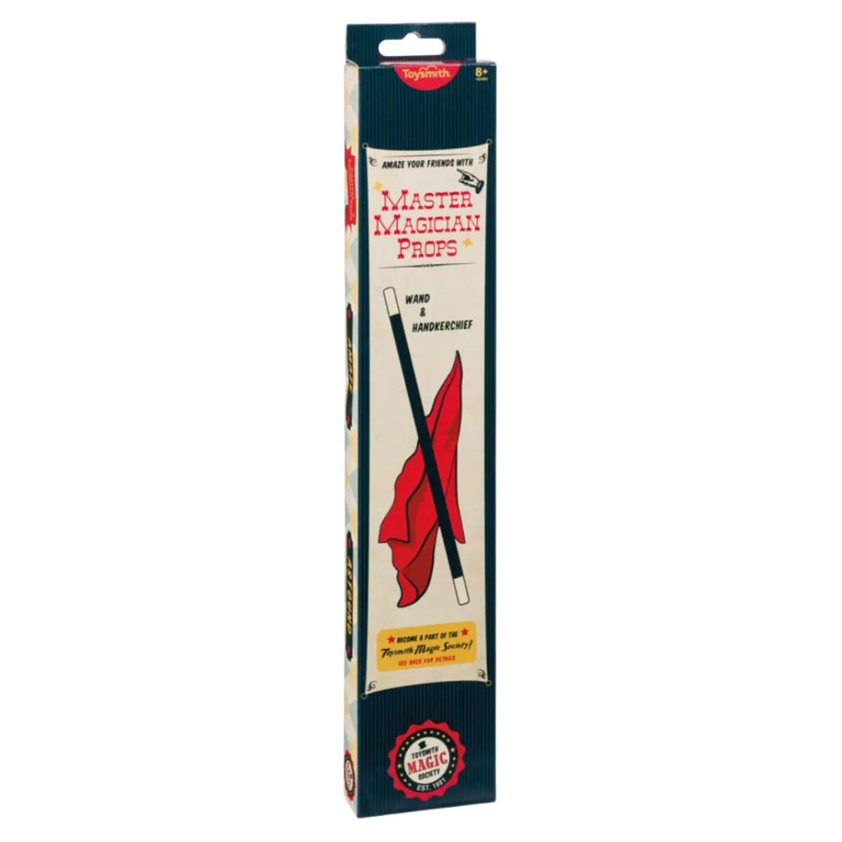 Master Magician Props, Magic Wand & Handkerchief