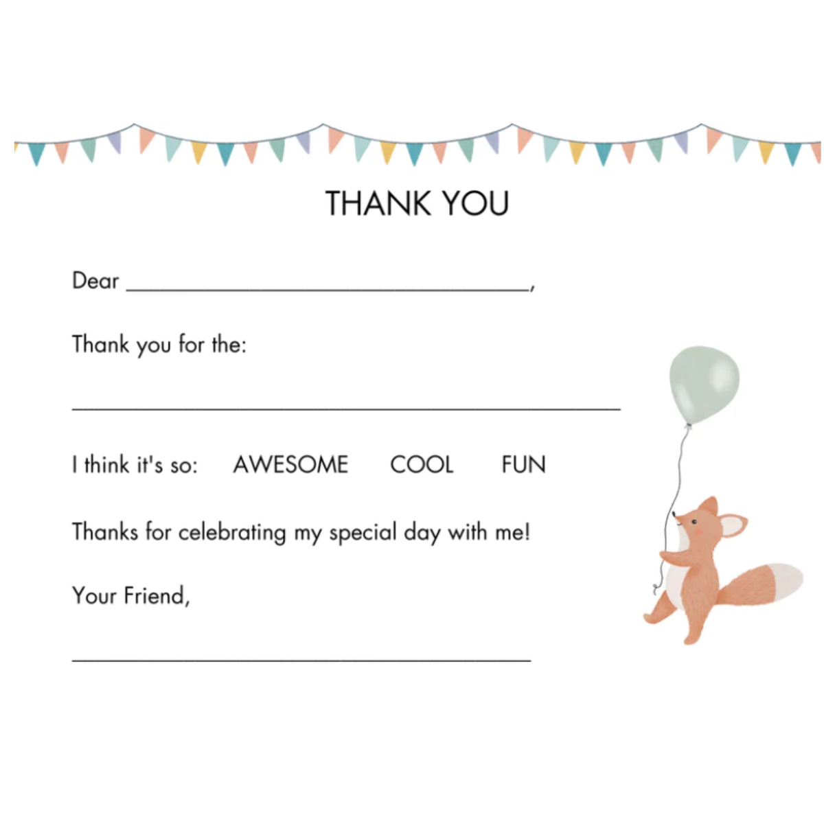 Thank You Card Sets