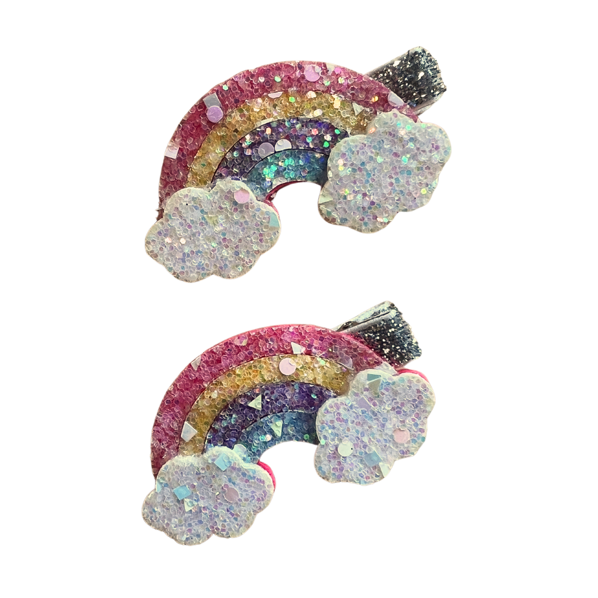 Rainbow Hair Clip Set