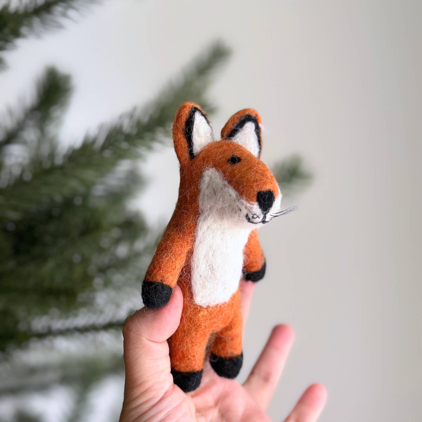 Felt Fox Finger Puppet