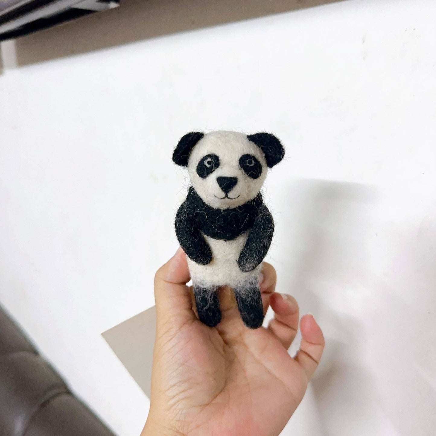 Felt Panda Finger Puppet