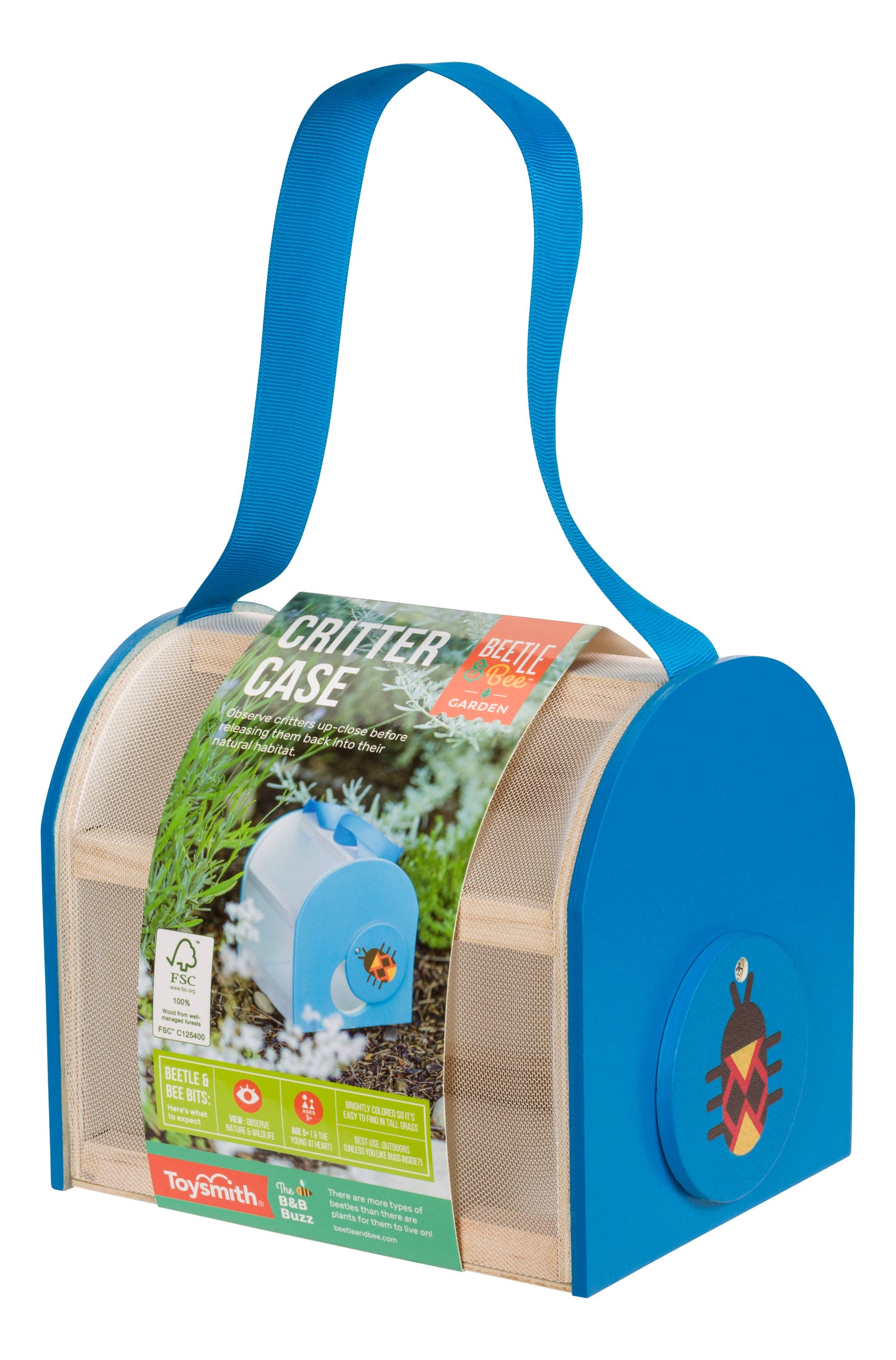 Beetle & Bee Critter Case FSC Certified Wood