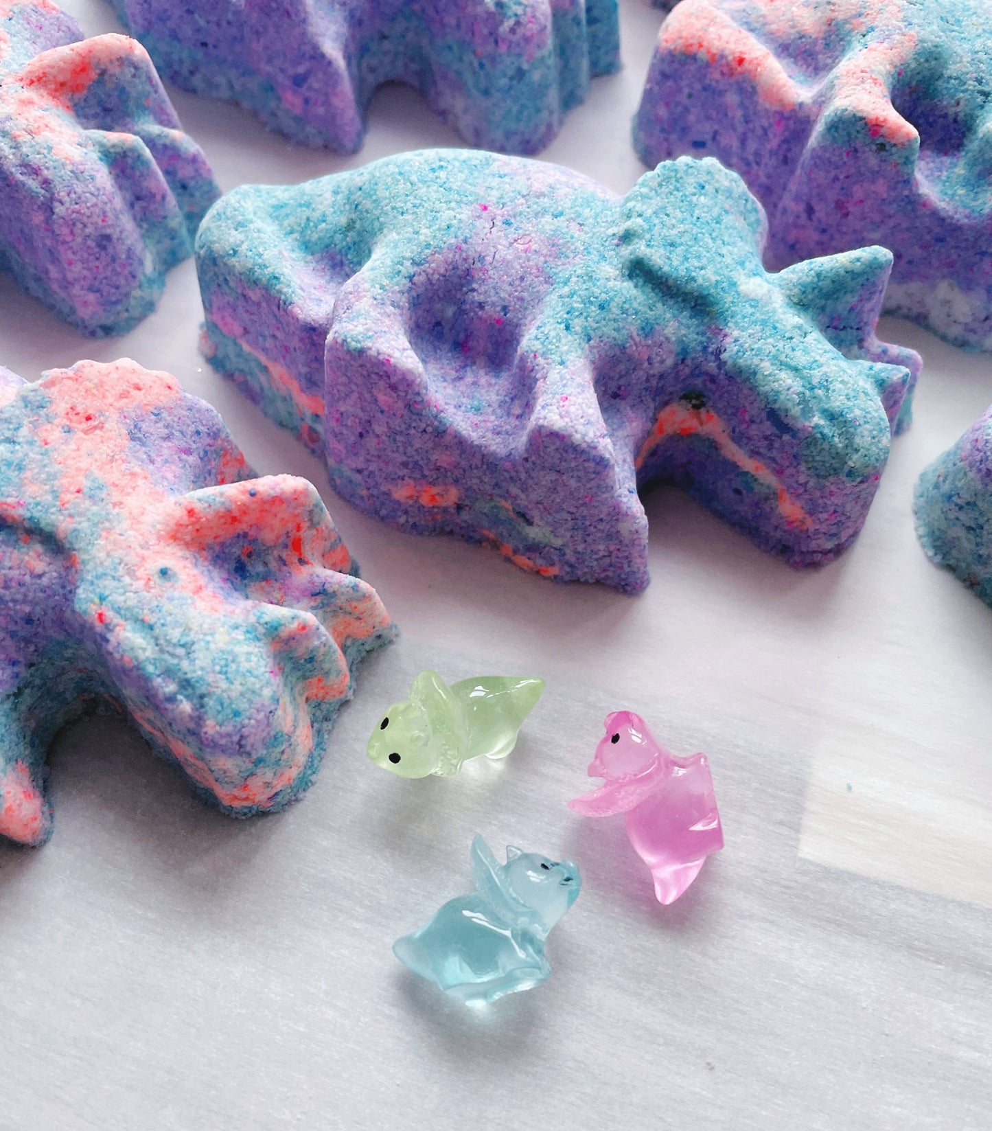 Triceratops Dino Bath Bomb with toy!