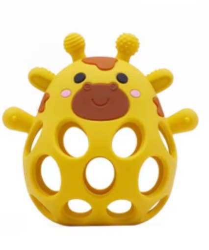 Silicone 3D Giraffe Teether Silicone