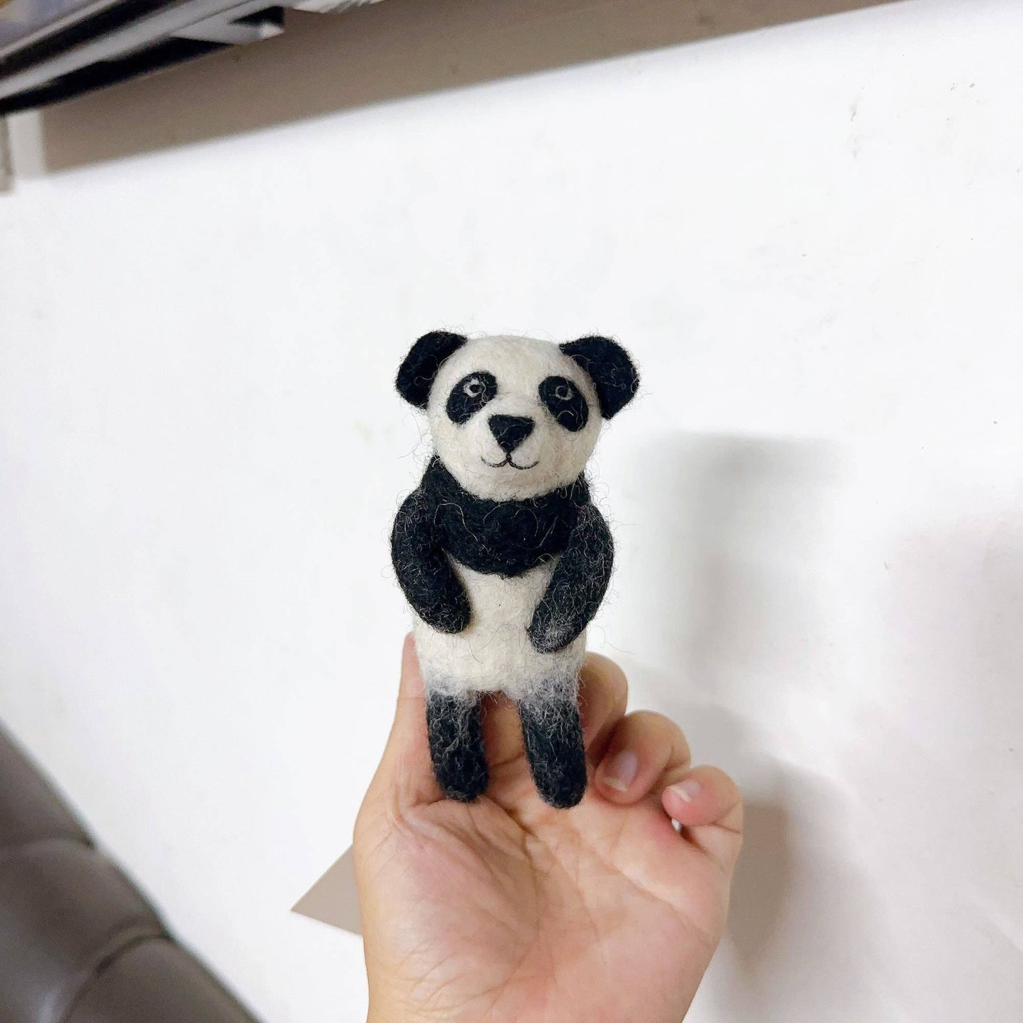 Felt Panda Finger Puppet