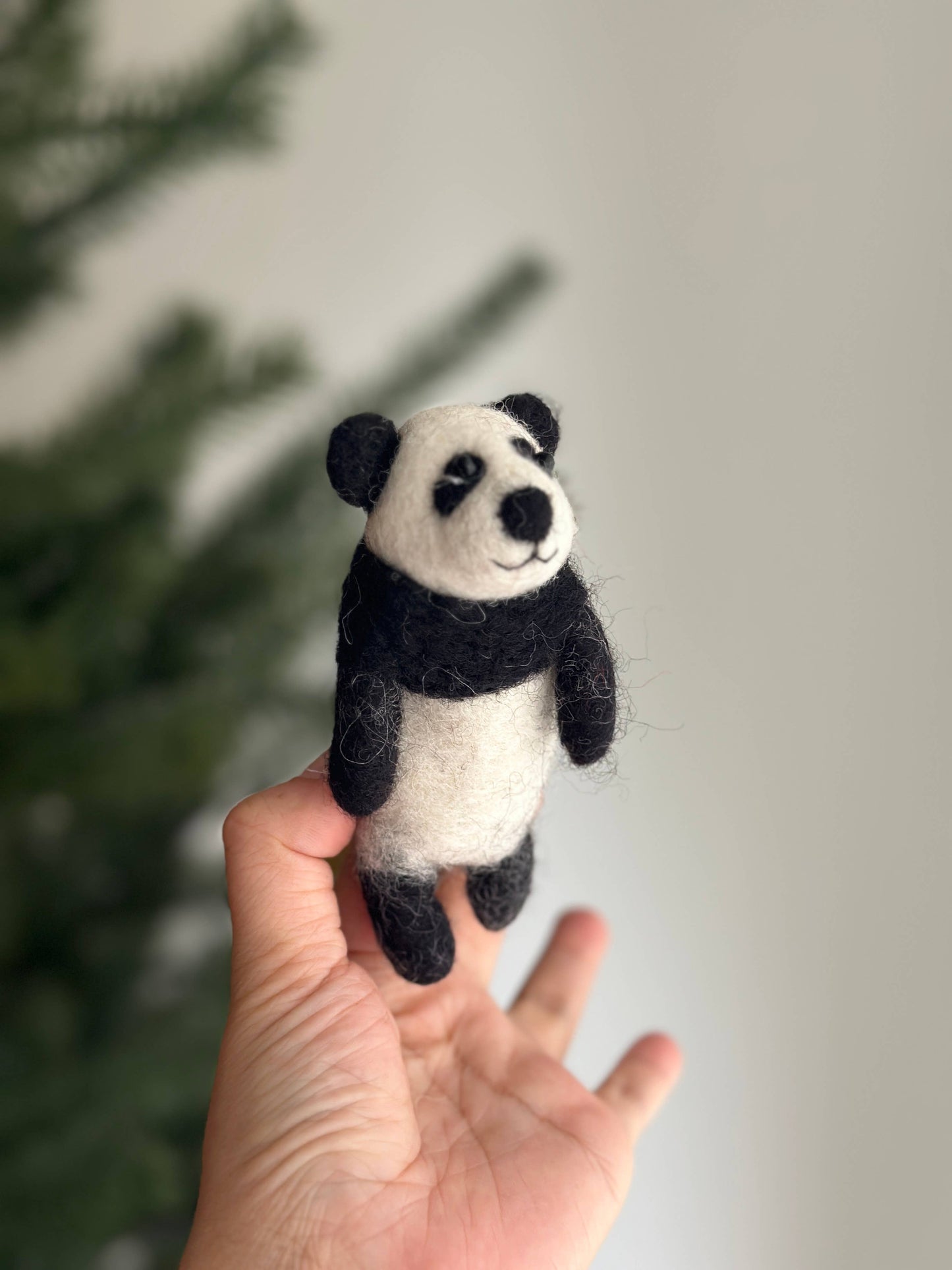 Felt Panda Finger Puppet