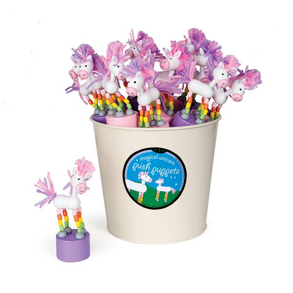 Unicorn Push Puppets