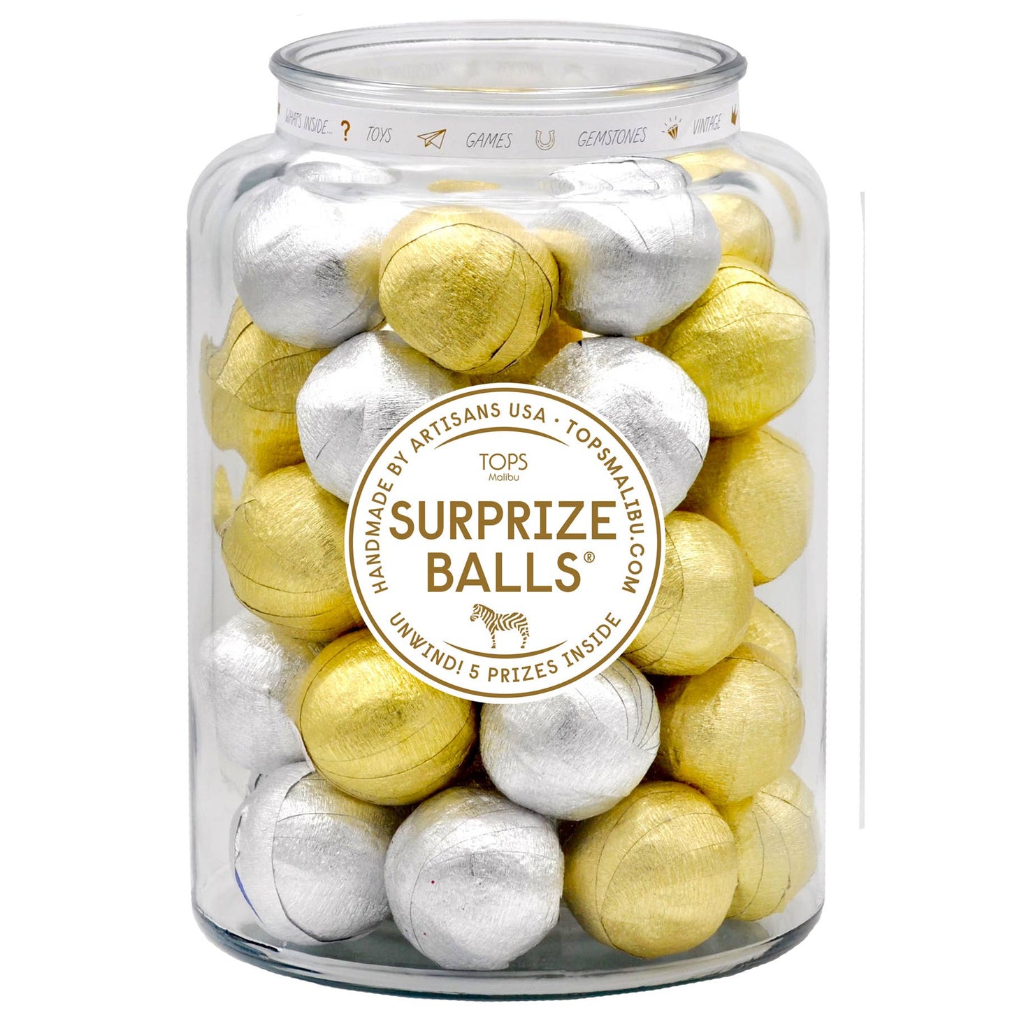 Mini Surprize Balls - Gold & Silver