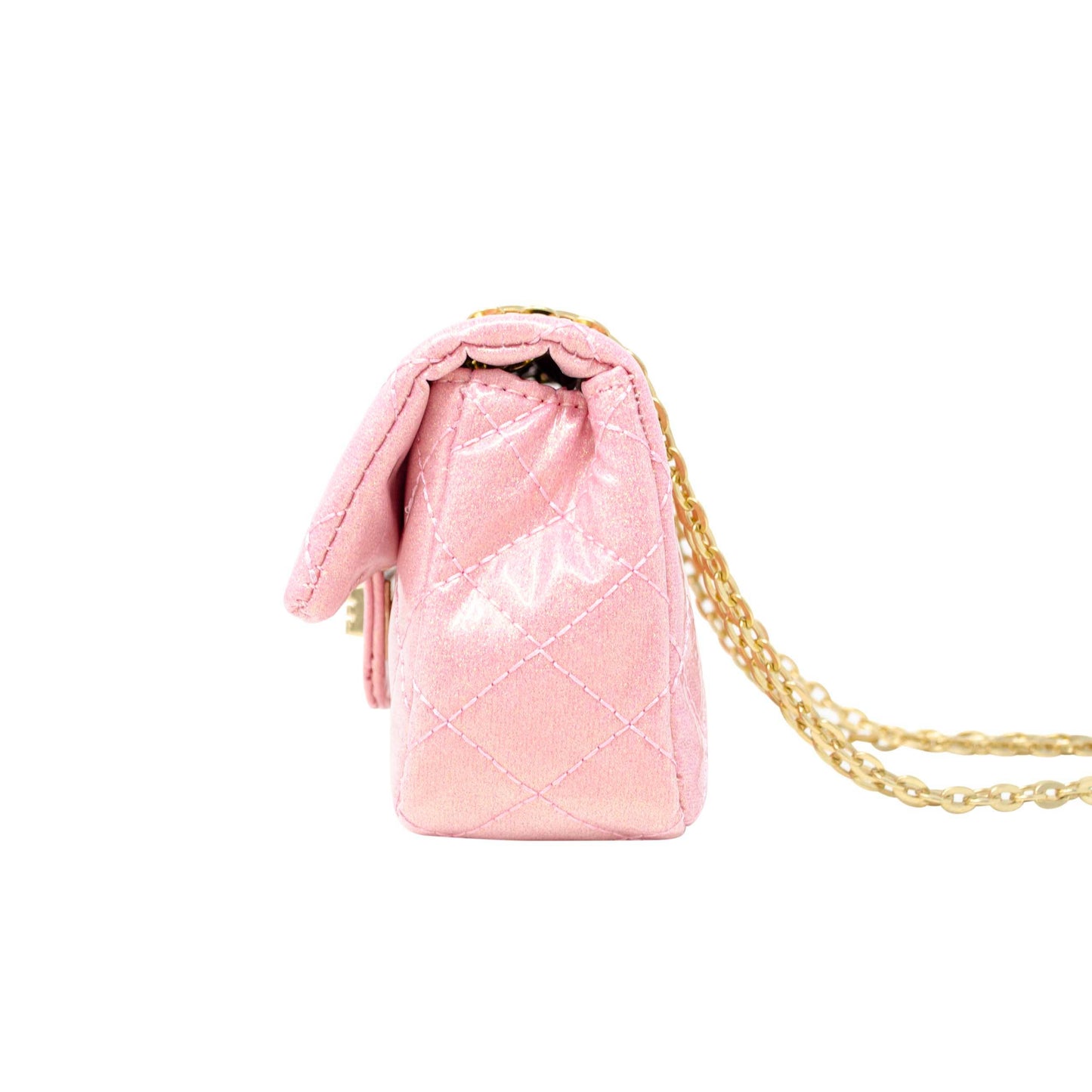 Classic Quilted Sparkle Mini Purse