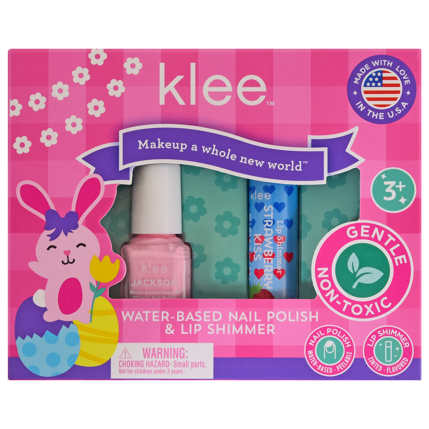 Hopping Pink- Easter Nail Polish Lip Shimmer Set