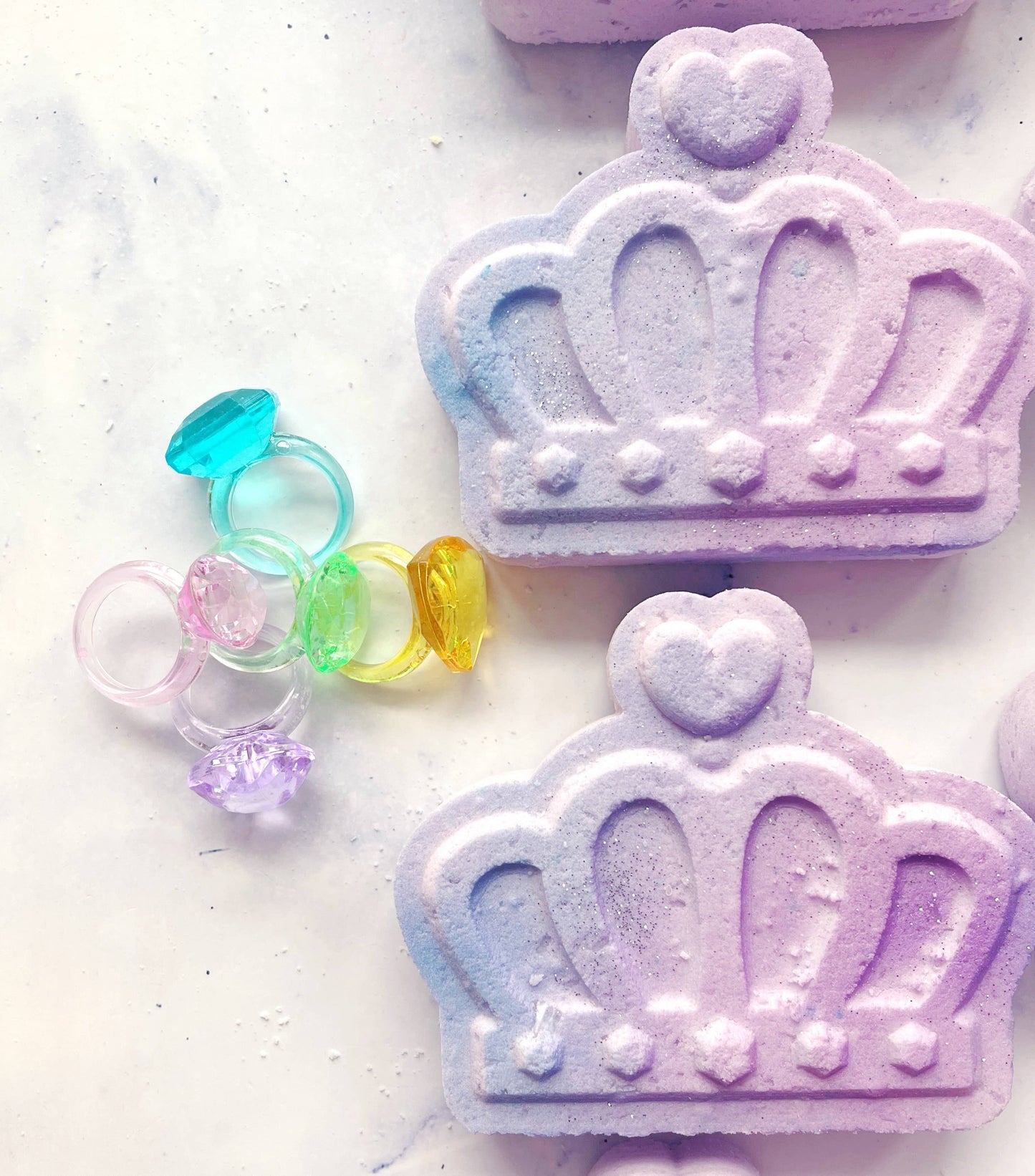 Crown Bath Bomb with toy!