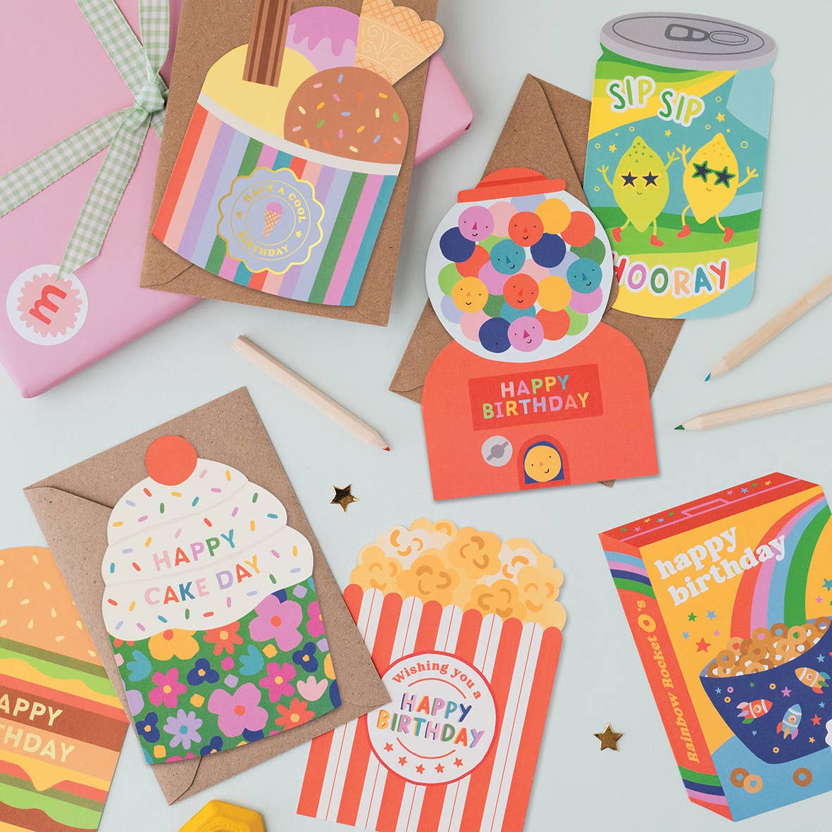 Gumball Machine Birthday Card