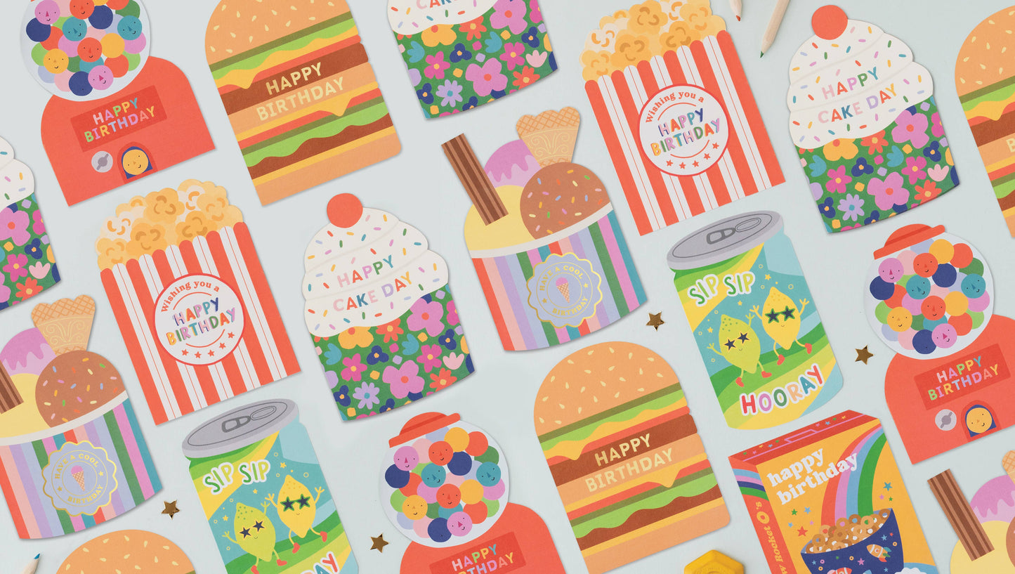 Gumball Machine Birthday Card