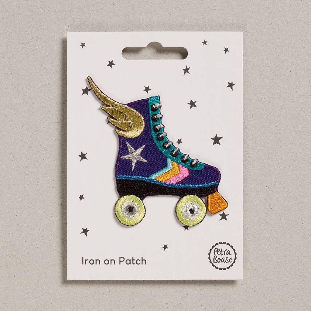 Roller Skate Iron on Patch