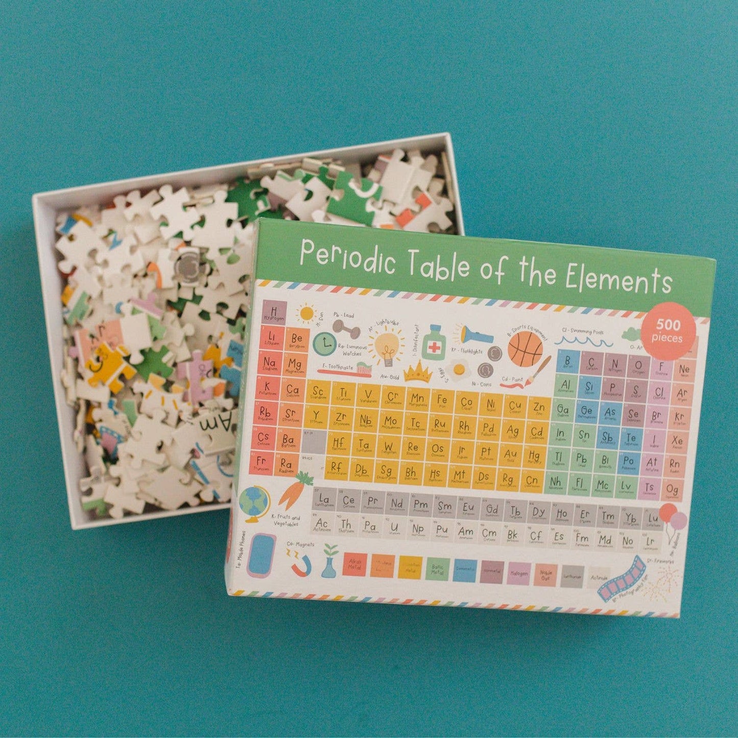 Periodic Table - 500 Piece Educational Jigsaw Puzzle