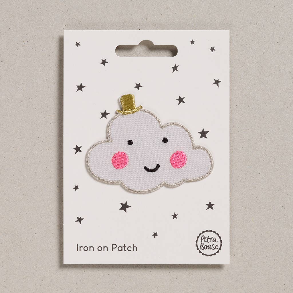 Cloud Iron on Patch