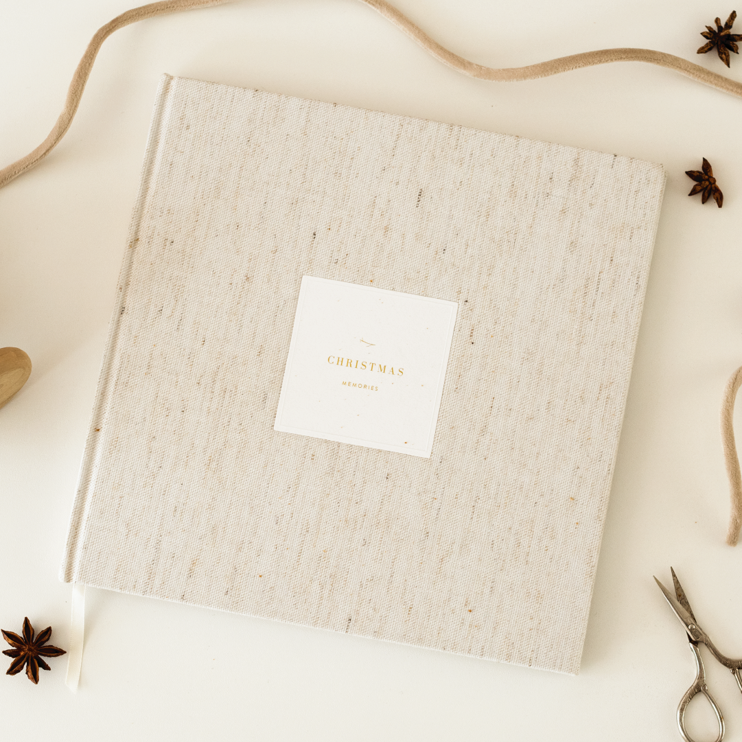 Christmas Memory Journal - Oatmeal