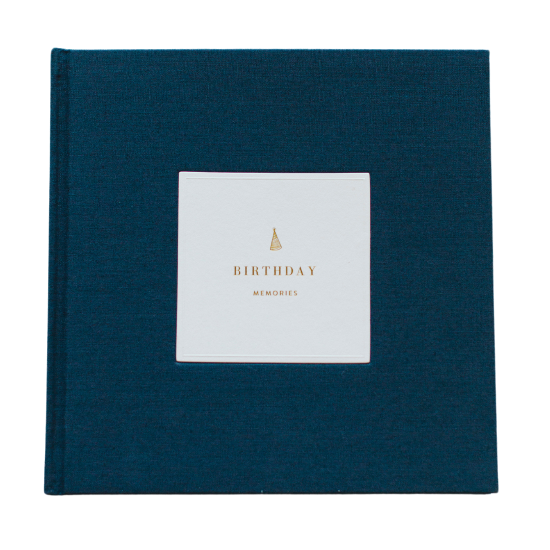Birthday Memories Journal - Navy