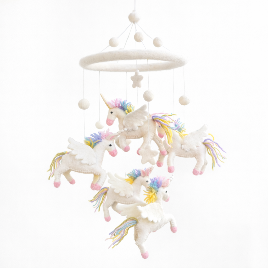 Felt Baby Mobile - Unicorn