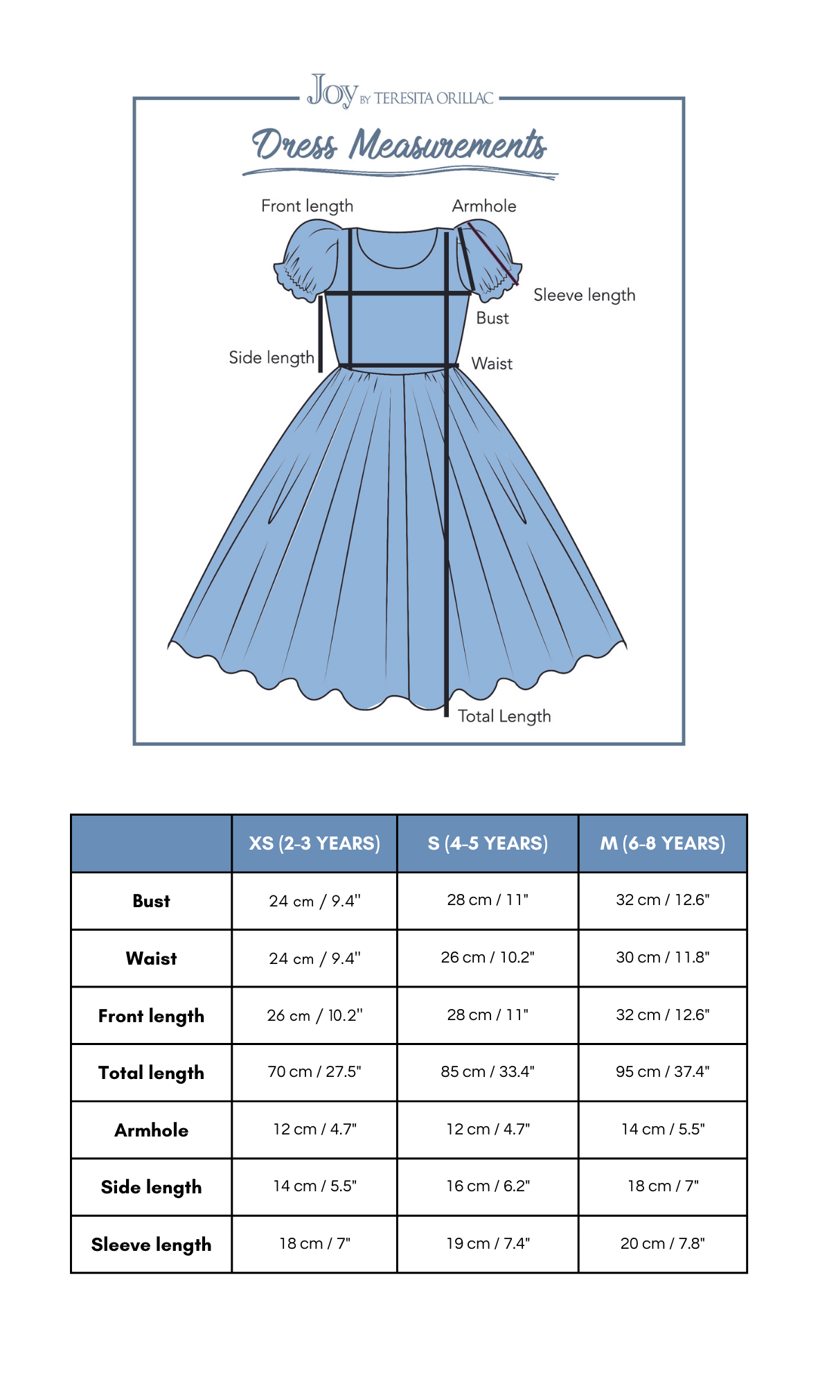 Snowflake Queen Costume Dress (M) 6-8 years