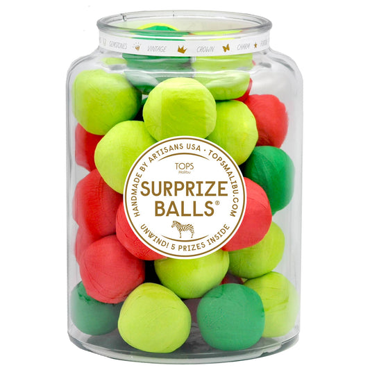 Mini Surprise Balls - Christmas Holiday Colors