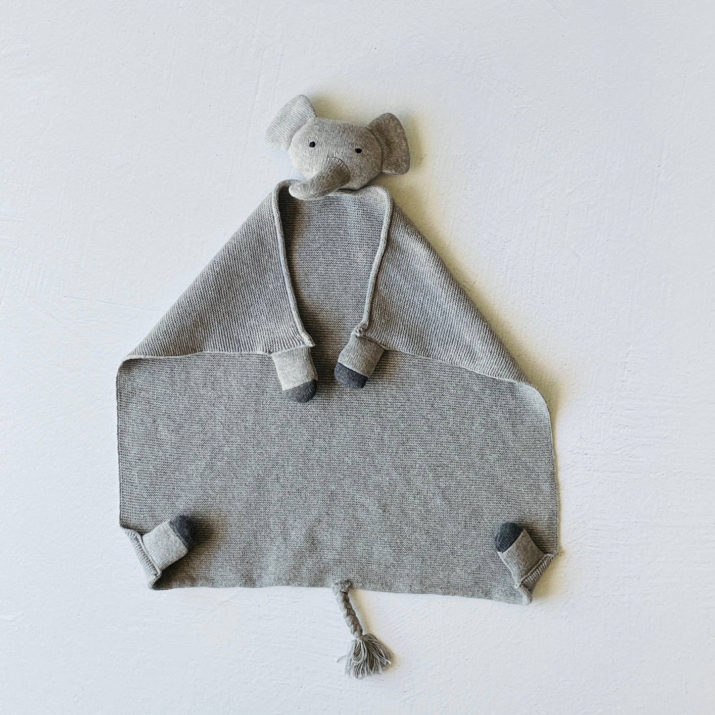 Elephant - Organic Baby Lovey Security Blanket Cuddle Cloth