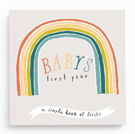 Little Rainbow First Year Baby Memory Book